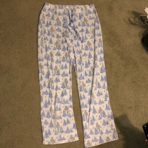 Fuzzy pajama pants